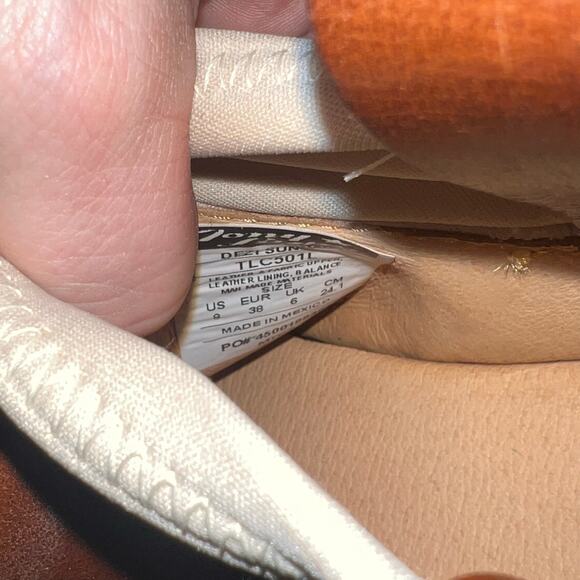 Tony Lama Brown Leather Slip-On Western Chelsea Boots Women’s Size 8 - Picture 12 of 15